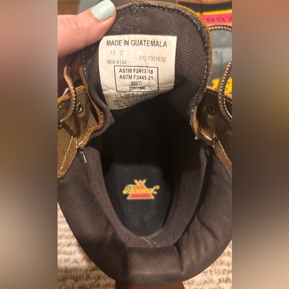 NEW Thorogood Waterproof Composite Toe Men’s Work Boots- Diff Sizes! L 13 / R 12 - Picture 6 of 16